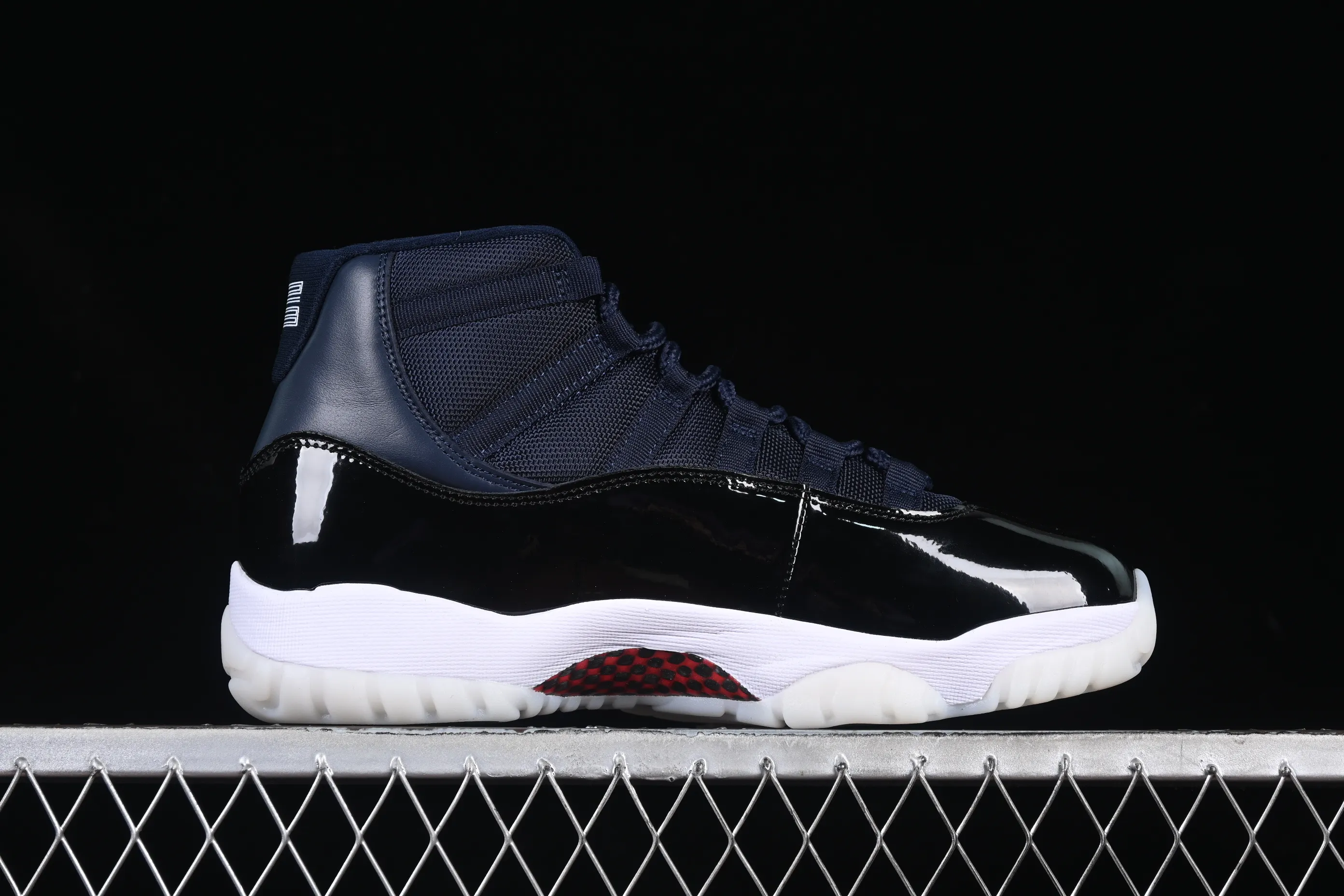 All categories Air Jordan Jordan series basketball shoes Air Jordan 11 Air Jordan 11 Retro AJ11 Joe 11 navy blue high-top basketball shoes CT8012-406